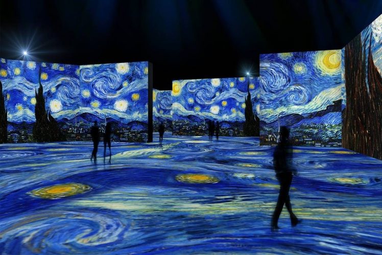 Dinamakan The Lume Pameran Multi Sensor Ini Ajak Pengunjung Untuk   Https   Hypebeast.com Image 2020 10 Vincent Van Gogh The Lume Exhibition Opening 2021 Indianapolis Museum Of Art 1 748x499 